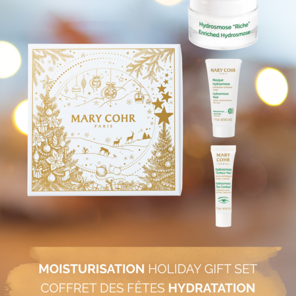 Mary Cohr crème hydratante 
Hydromose Riche coffret cadeau de Noël