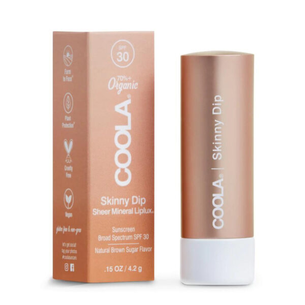 Coola Mineral Liplux® Baume à Lèvres Teinté Bio SPF 30 – Image 2